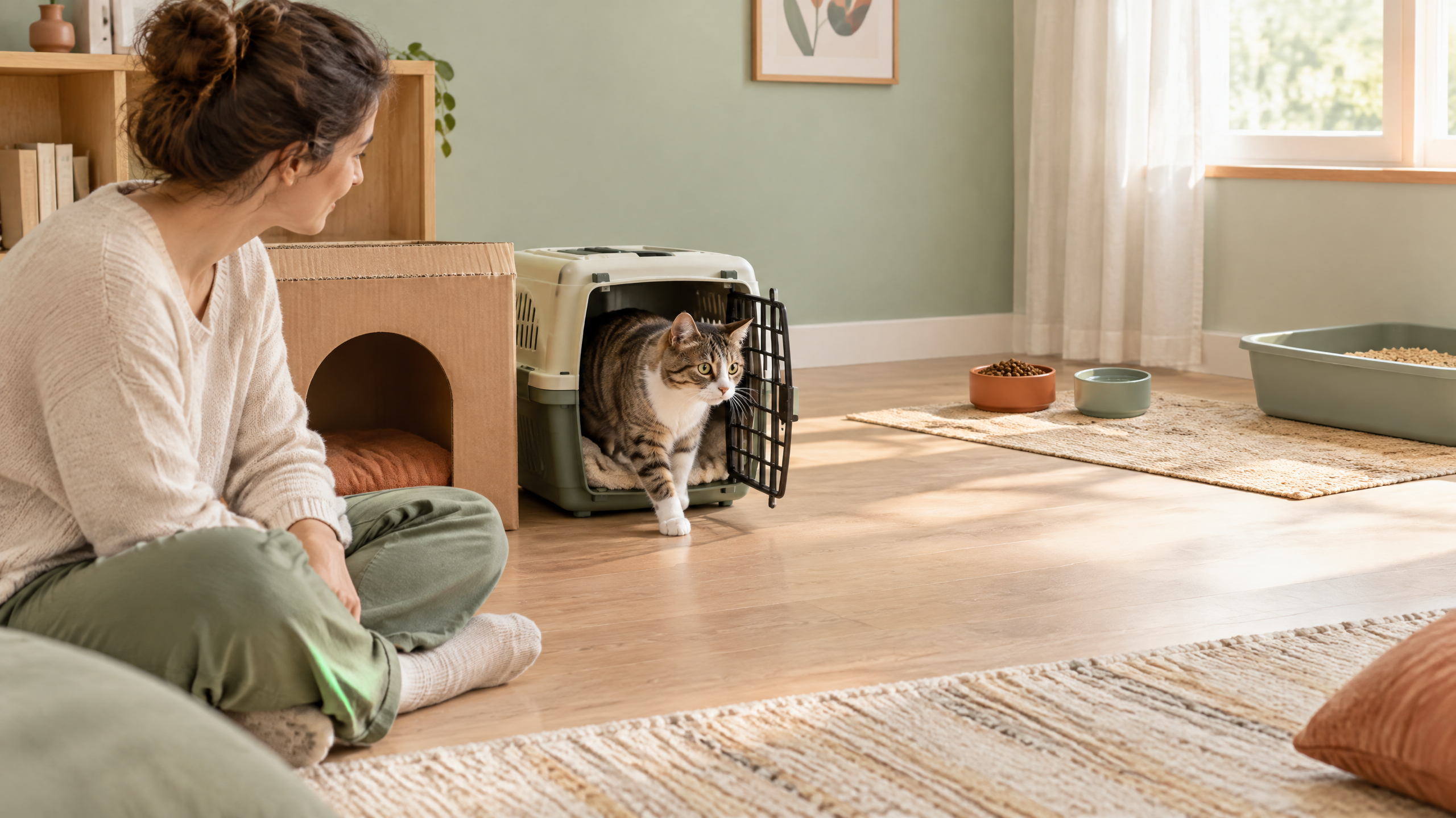 Nouveau chat à la maison : une feuille de route calme pour les premiers jours